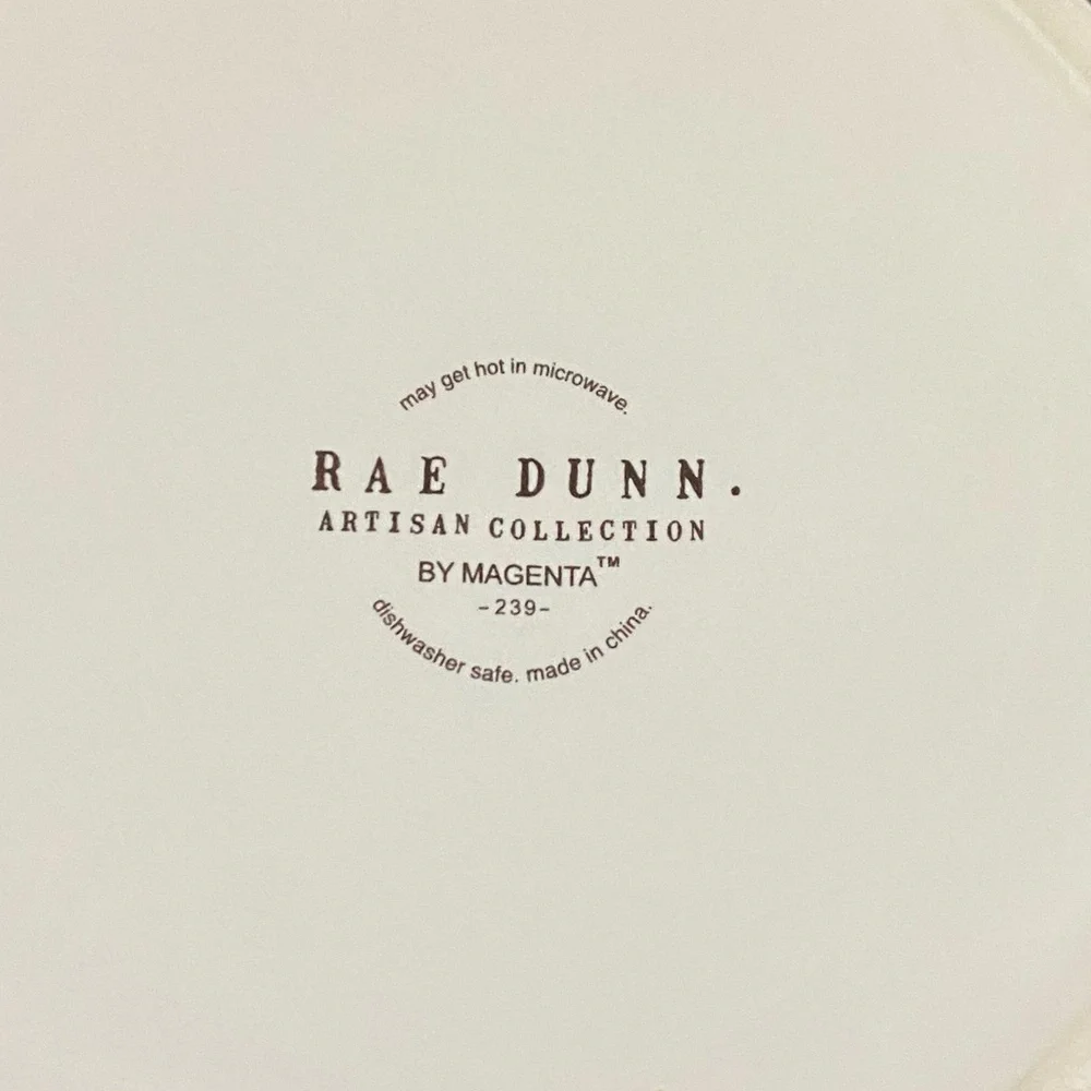 Dog Mom Dad Gift Rae Dunn Woof Dog Dish
